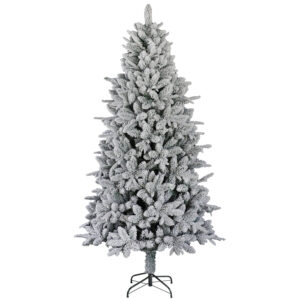 Snow covered Christmas tree 017