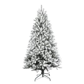 Snow covered Christmas tree TS021