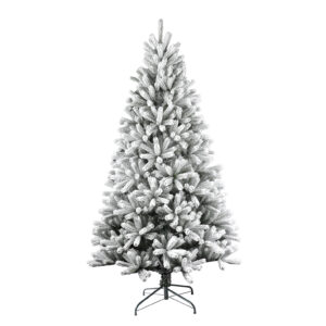 Snow covered Christmas tree 021