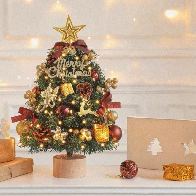 Table Top Christmas Tree with decoration (17)