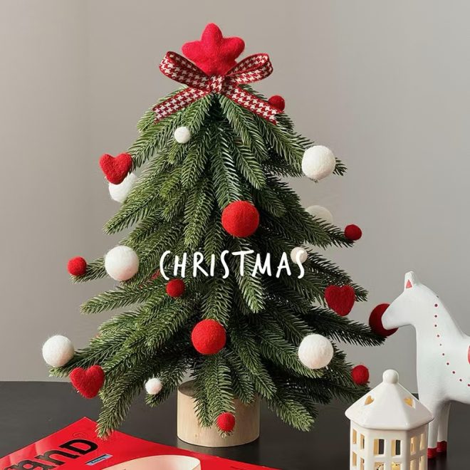 Table Top Christmas Tree with decoration (19)