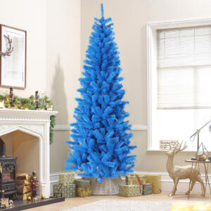 Unlit Christmas tree Blue01 Unlit Christmas tree Blue01